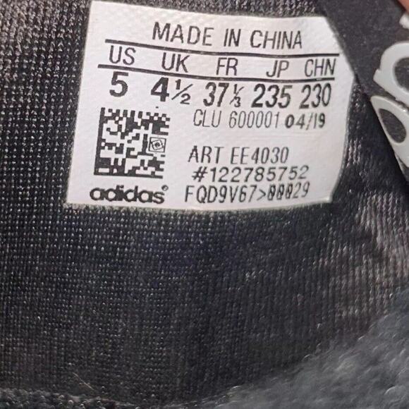 Adidas Pulseboost HD EE4030 Youth US Size 5 Knit Black Orange Sneaker Shoes - Picture 9 of 10